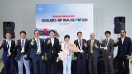 Nissan Manila Bay dealership comes with LEAF EV charging station