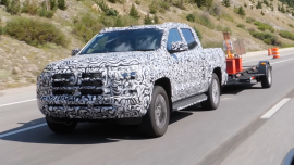 Next-gen Mitsubishi Strada spied doing highway test run