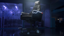 This Volkswagen-built office chair has 20 km/h top speed, LED lights
