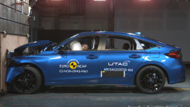 All-new Honda Civic earn 5-seater Euro NCAP safety rating