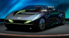 Nissan Max-Out EV Concept revealed in physical form 