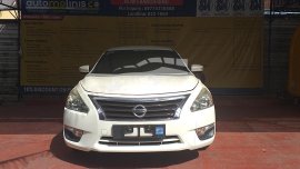 White 2015 Nissan Altima AT Gas
