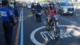 Dry run for exclusive motorcycle lane on Commonwealth starts March 9