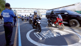 Almost 1,500 motorists caught violating motorcycle lane on Commonwealth 