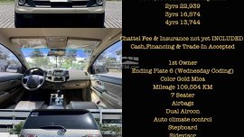 2012 Toyota Fortuner 4x2 Automatic Gas still negotiable call 09171935289