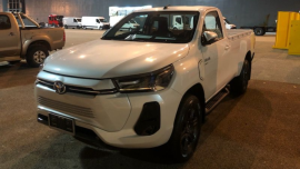 Toyota Hilux Revo EV Concept spotted in Australian port