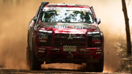 Mitsubishi Ralliart Wins Team Award at 2023 Asia Cross Country Rally