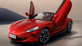 MG Cyberster electric sports car has up to 536 horsepower, 580 km range