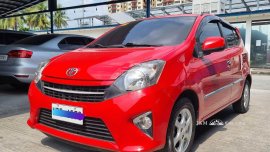 Red 2017 Toyota Wigo Hatchback second hand for sale