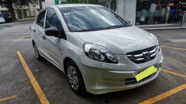 White 2017 Honda Brio Amaze  1.3 E MT  For Sale