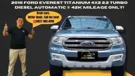 2016 FORD EVEREST TITANIUM 4x2 2.2 Turbo Dsl AT ☎️ 09279850198  JESSEN” Kakotse “MENDOZA  🚘🚙