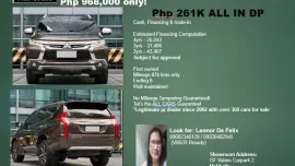 2016 Mitsubishi Montero GLS Premium 4x2 Automatic Diesel