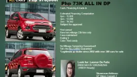 2017 Ford Ecosport 1.5 Trend AT Gas‼️‼️09928482945 Look for Leonor De Felix