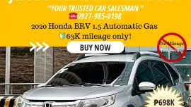 2020 Honda BRV 1.5 Automatic Gas 🔰CALL NOW! ☎️09279850198 / JESSEN “Kakotse” MENDOZA 