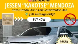 2020 Honda Civic 1.8 S Automatic Gas 🔰CALL NOW! ☎️09279850198 / JESSEN “Kakotse” MENDOZA