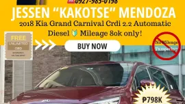 2018 Kia Grand Carnival Crdi 2.2 AT Dsl 🔰CALL NOW!! ☎️ 09279850198 / JESSEN” Kakotse “MENDOZA🚘🚙