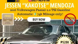 2016 Volkswagen Passat 2.0 TSI Gasoline AT 🔰CALL NOW  ☎️09279850198/ JESSEN “KAKOTSE “MENDOZA 