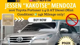 2016 Toyota Fortuner 2.4 G AT Diesel 🔰CALL NOW! ☎️09279850198 / JESSEN “Kakotse” MENDOZA 
