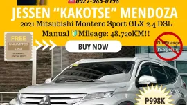 2021 Mitsubishi Montero Sport GLX 2.4 DSL Manual 🔰CALL NOW  ☎️09279850198/ JESSEN “KAKOTSE “MENDOZA