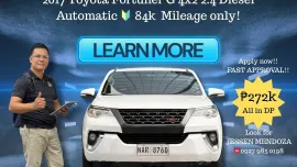 2017 Toyota Fortuner G 4x2 2.4 Dsl AT 🔥𝐉𝐄𝐒𝐒𝐄𝐍 𝐌𝐄𝐍𝐃𝐎𝐙𝐀 🙋‍♂️☎️ 09279850198