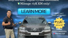 2019 MG RX5  Alpha 1.5 Gas AT 🔥𝐉𝐄𝐒𝐒𝐄𝐍 “𝑲𝒂𝒌𝒐𝒕𝒔𝒆” 𝐌𝐄𝐍𝐃𝐎𝐙𝐀 🙋‍♂️☎️ 09279850198