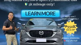 2024 Mazda CX5 AWD Sport 2.5 AT Gas 🔥#𝟙 ℂ𝔸𝕃𝕃-𝐉𝐄𝐒𝐒𝐄𝐍 𝐌𝐄𝐍𝐃𝐎𝐙𝐀 🙋‍♂️☎️ 09279850198