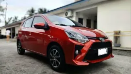 Orange 2023 Toyota Wigo Hatchback second hand for sale
