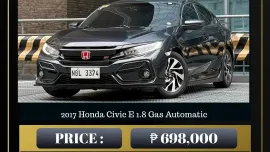 2017 Honda Civic E 1.8 Gas Automatic 🔥𝐉𝐄𝐒𝐒𝐄𝐍 𝐌𝐄𝐍𝐃𝐎𝐙𝐀🙋‍♂️☎️  09279850198