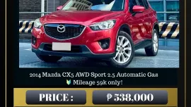 2014 Mazda CX5 AWD Sport 2.5 Automatic Gas 🔥𝐉𝐄𝐒𝐒𝐄𝐍 𝐌𝐄𝐍𝐃𝐎𝐙𝐀🙋‍♂️☎️  09279850198