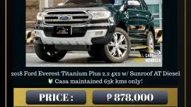 2018 Ford Everest Titanium Plus 2.2 4x2 AT Diesel🔥𝐉𝐄𝐒𝐒𝐄𝐍 𝐌𝐄𝐍𝐃𝐎𝐙𝐀🙋‍♂️☎️  09279850198