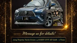 2024 Toyota Yaris Cross 1.5 S HEV CVT AT GAS 🔥𝐉𝐄𝐒𝐒𝐄𝐍 𝐌𝐄𝐍𝐃𝐎𝐙𝐀🙋‍♂️☎️  09279850198