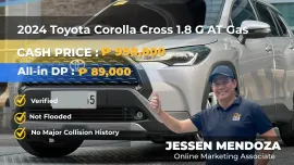 2024 Toyota Corolla Cross 1.8 G AT Gas 🔥𝐉𝐄𝐒𝐒𝐄𝐍 𝐌𝐄𝐍𝐃𝐎𝐙𝐀🙋‍♂️☎️  09279850198