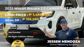 2025 Nissan Navara 2.5 Calibre-X AT Diesel 🔥𝐉𝐄𝐒𝐒𝐄𝐍 𝐌𝐄𝐍𝐃𝐎𝐙𝐀🙋‍♂️☎️  09279850198
