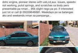 1997 model mazda familia 323