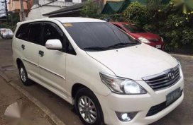 2013 Toyota Innova G - Diesel - MT - Fresh Original Paint Pearl White