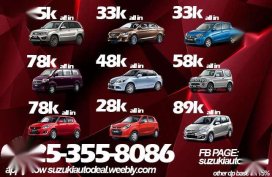 Suzuki Swift 2017 Promo Hot Deal OFW Ciaz Jimny Celerio Ciaz Ertiga AT
