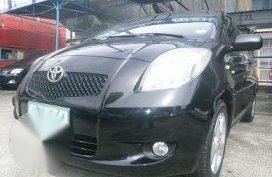 Well kept 2007 Toyota Yaris Auto Black Sedan