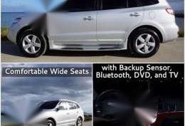 2008 Hyundai Santa Fe With TV and DVD