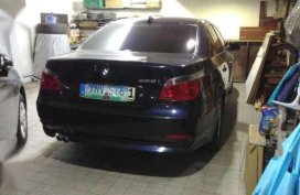 BMW 525i Navy Blue with Black Leather Interior Pristine