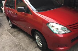 Toyota Innova 2011 Gasoline Automatic Red