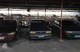 opel astra.kia pride.toyota corolla