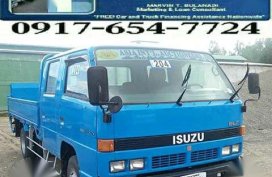 4BE1 Isuzu Elf Dropside Double Cab NPR with Power Lifter Japan