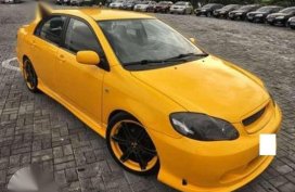 2003 Toyota Corolla Altis Yellow For Sale