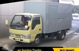 Japan Truck Isuzu Elf Aluminum Van 2015