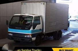 ISUZU ELF ALUMINUM VAN - Japan Trucks - Dropside - Dumptruck - Mixer