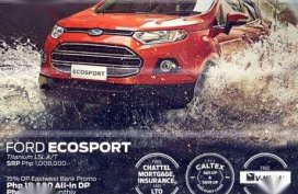 2017 Ford Ecosport Zero Down Payment All in Promo
