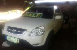 2004 Honda CRV Manual White 