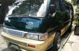 Nissan Urvan Escapade 2001 Green