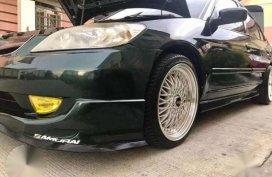 Honda Civic 2004 MT Green For Sale