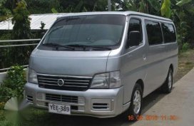 2006 Nissan Urvan Estate Silver For Sale